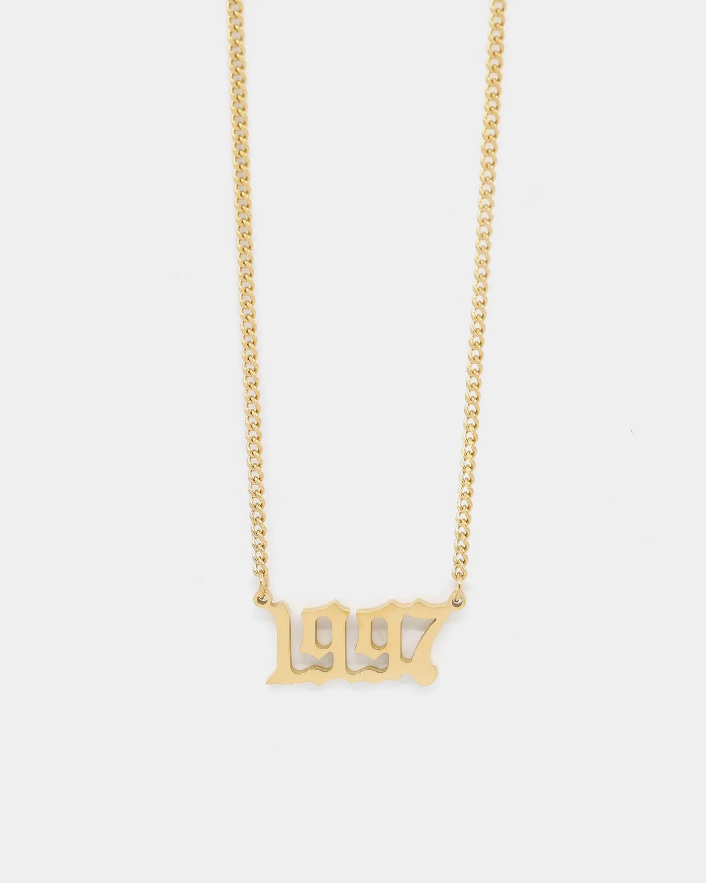 Raising Hell Women's '97 Year Necklace Gold