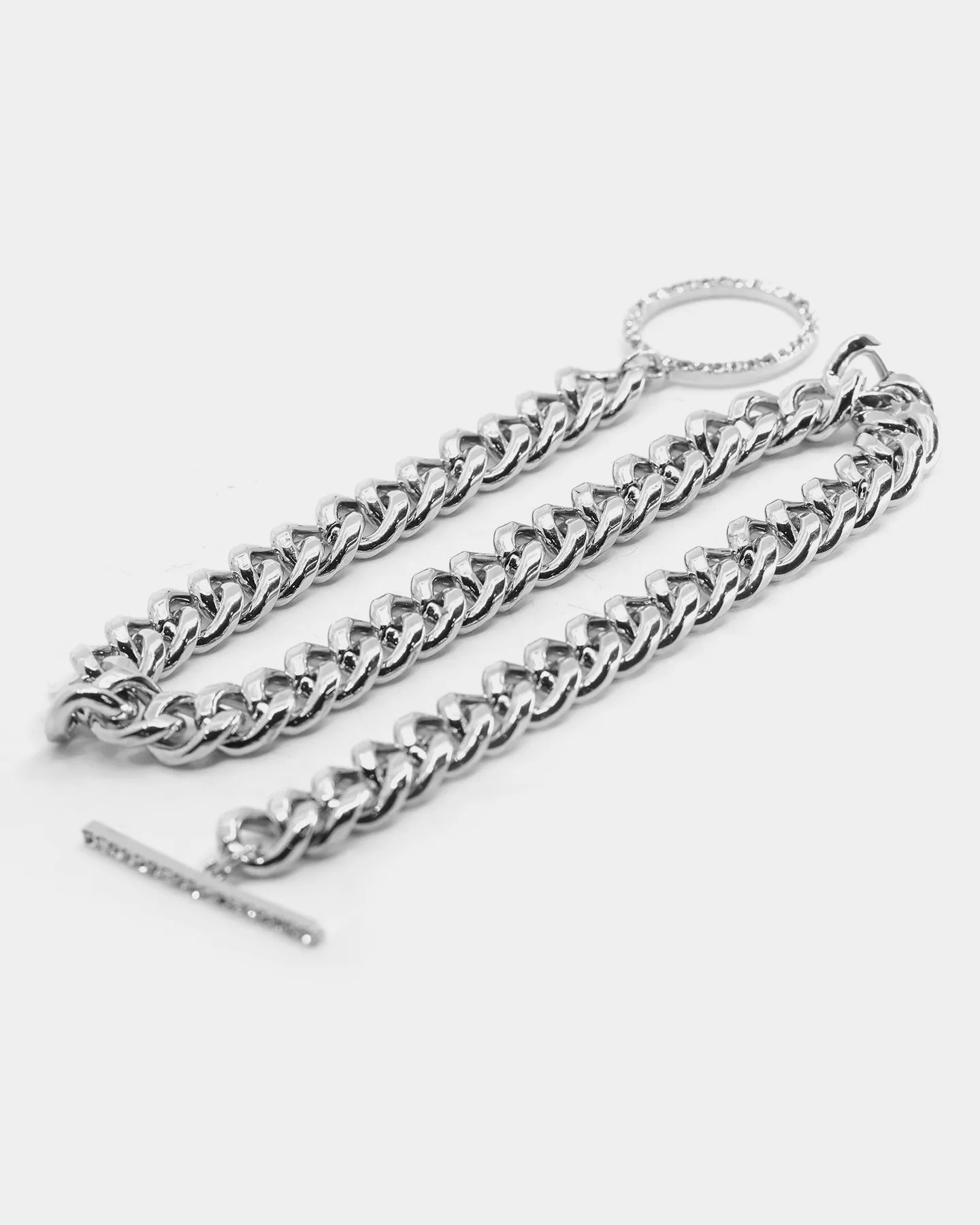 Raising Hell Women's Loop Chain Silver