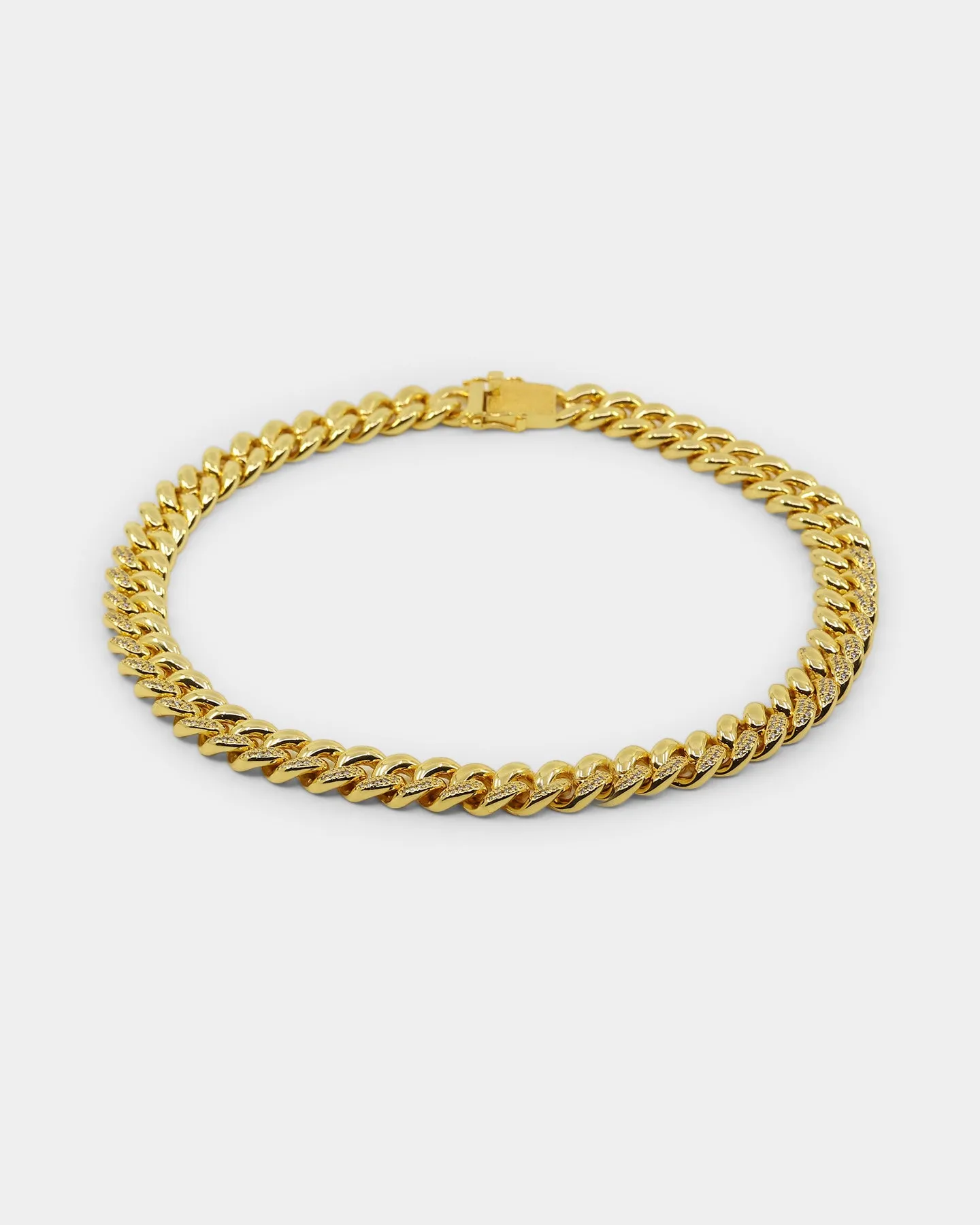 Raising Hell Women's Nine Iced Necklace Iced Gold