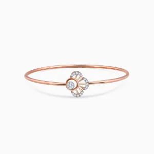 Rose Gold Alhambra Diamond Bangle Giva