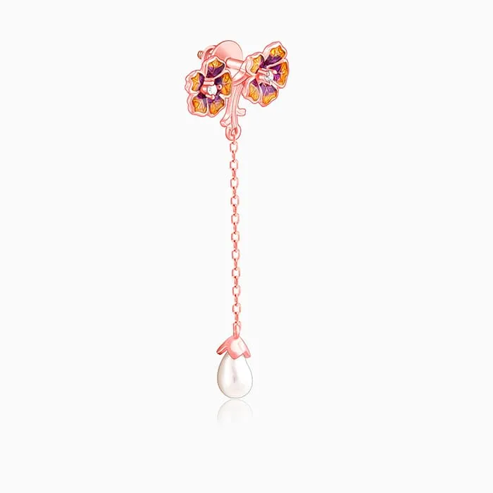 Rose Gold Blissful Bell Mallow Dangler Earrings Giva