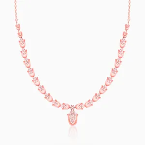 Rose Gold Classic Hamsa Necklace Giva