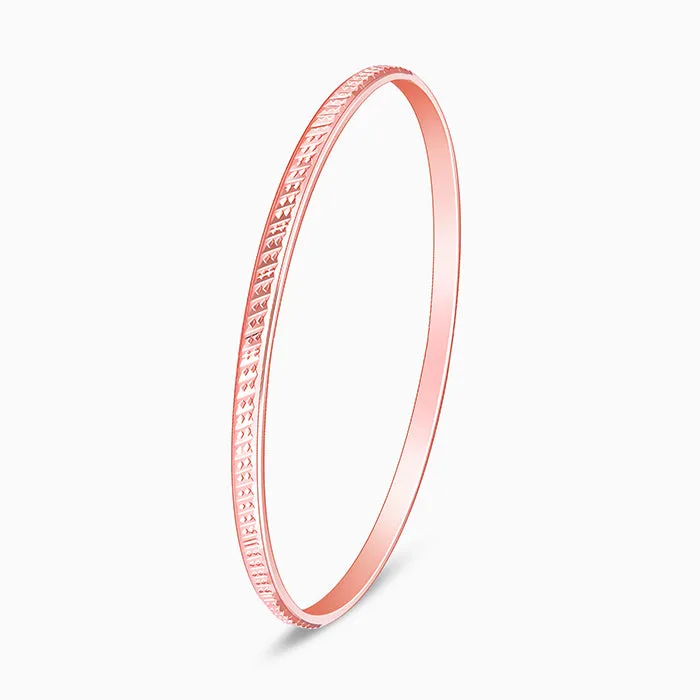 Rose Gold Cubical Shine Bangle Giva