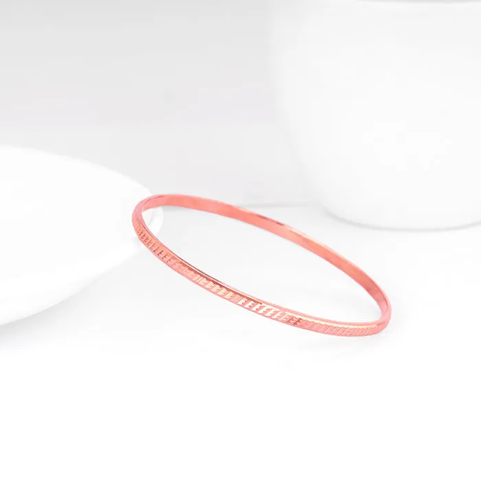 Rose Gold Cubical Shine Bangle Giva