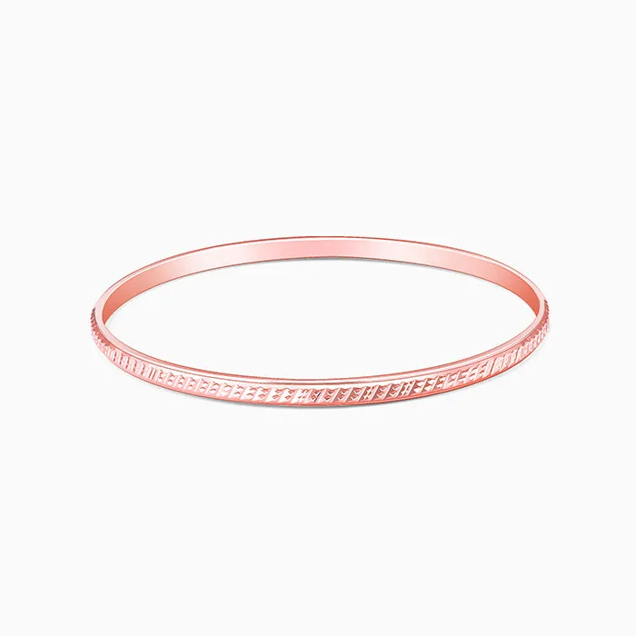 Rose Gold Cubical Shine Bangle Giva
