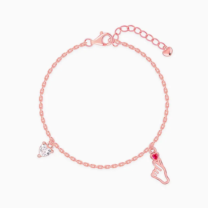 Rose Gold Cute Love Bracelet Giva