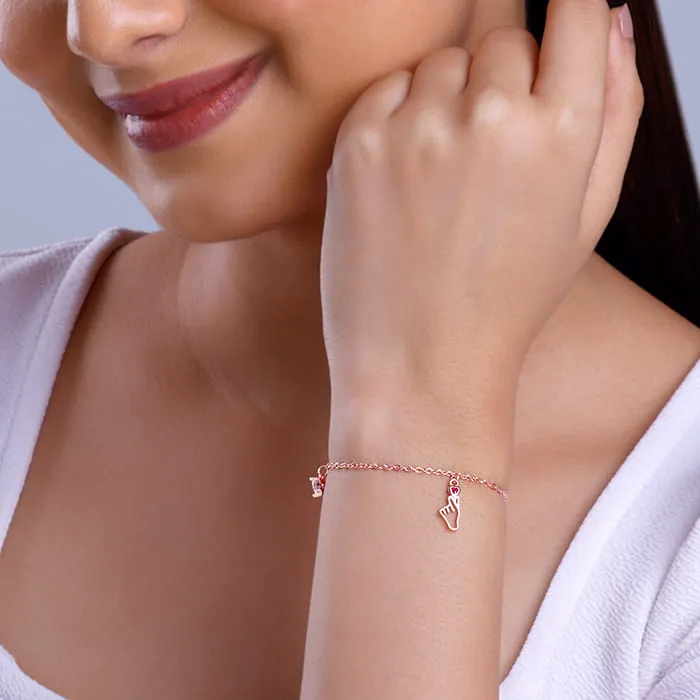 Rose Gold Cute Love Bracelet Giva