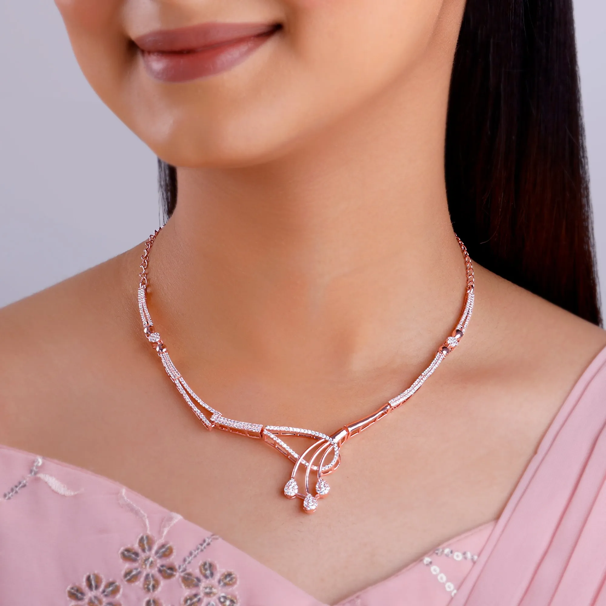 Rose Gold Elegant Elixir Necklace Giva