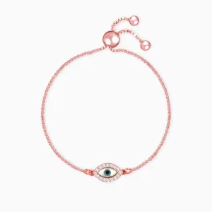 Rose Gold Evil Eye Bracelet Giva