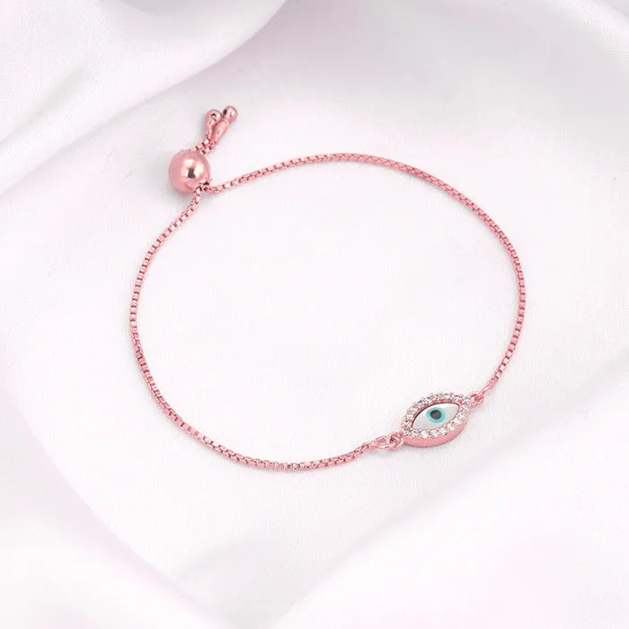Rose Gold Evil Eye Bracelet Giva