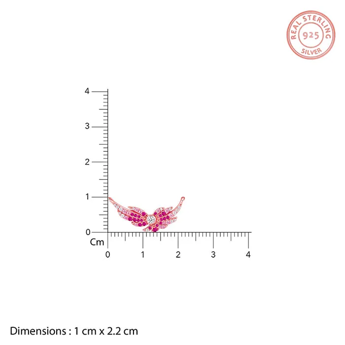 Rose Gold Fly In Pink Necklace Giva