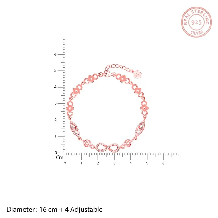 Rose Gold Forever Infinity Love Bracelet Giva