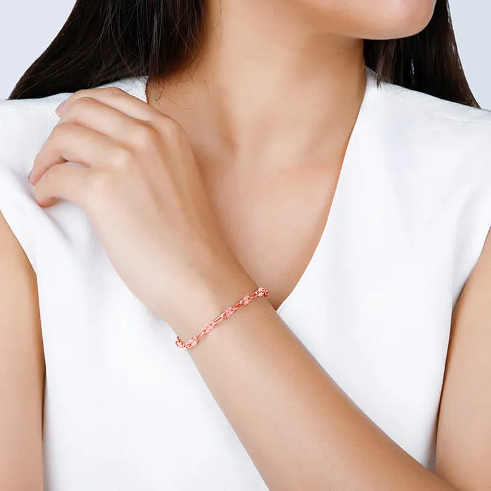 Rose Gold Forever Linked Bracelet Giva