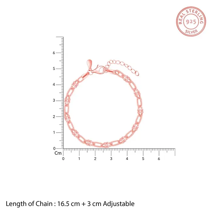 Rose Gold Forever Linked Bracelet Giva