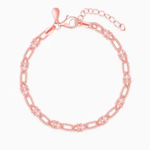 Rose Gold Forever Linked Bracelet Giva
