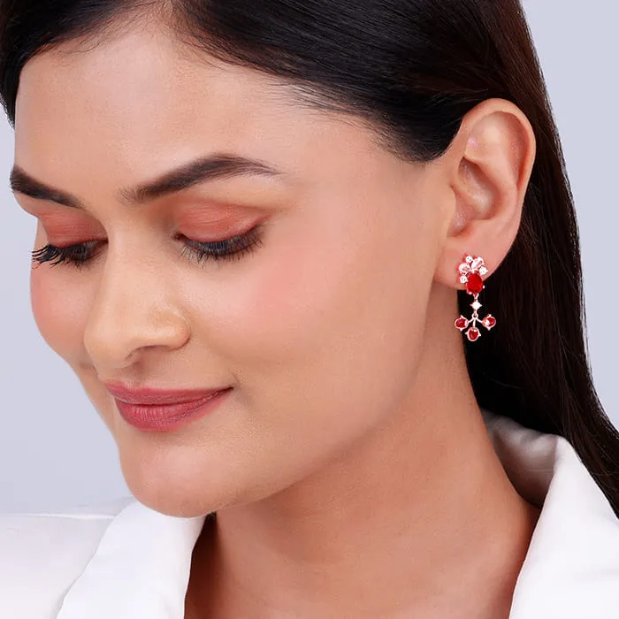 Rose Gold Glory of Love Earrings Giva