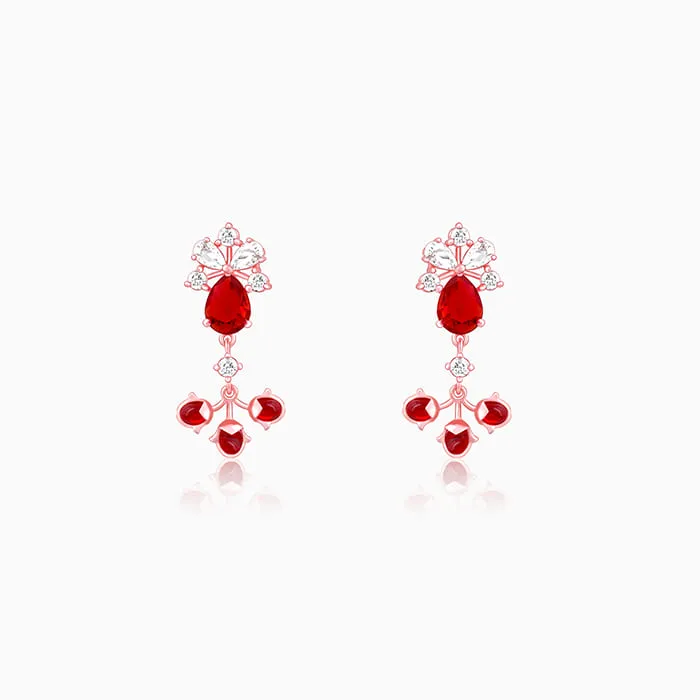 Rose Gold Glory of Love Earrings Giva