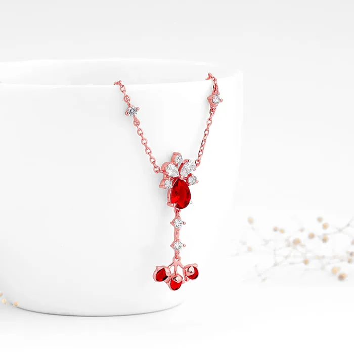 Rose Gold Glory of Love Necklace Giva