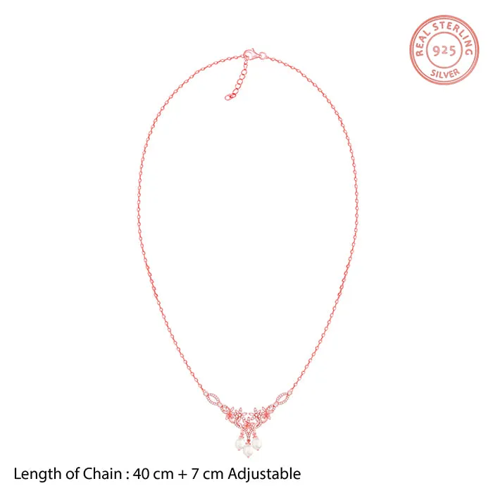 Rose Gold Glow In Musli Necklace Giva