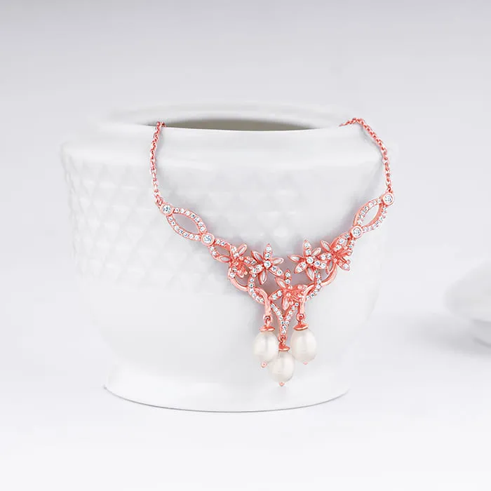 Rose Gold Glow In Musli Necklace Giva