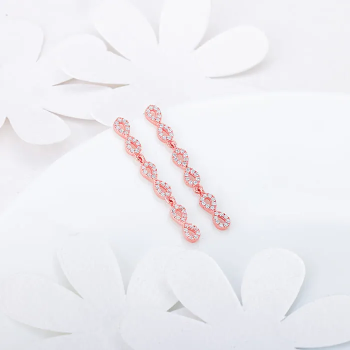 Rose Gold Grand Opulence Earrings Giva
