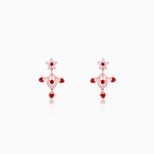 Rose Gold Grow in Love Earrings Giva