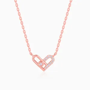 Rose Gold Heart Necklace Giva