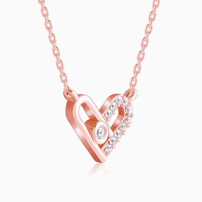 Rose Gold Heart Necklace Giva