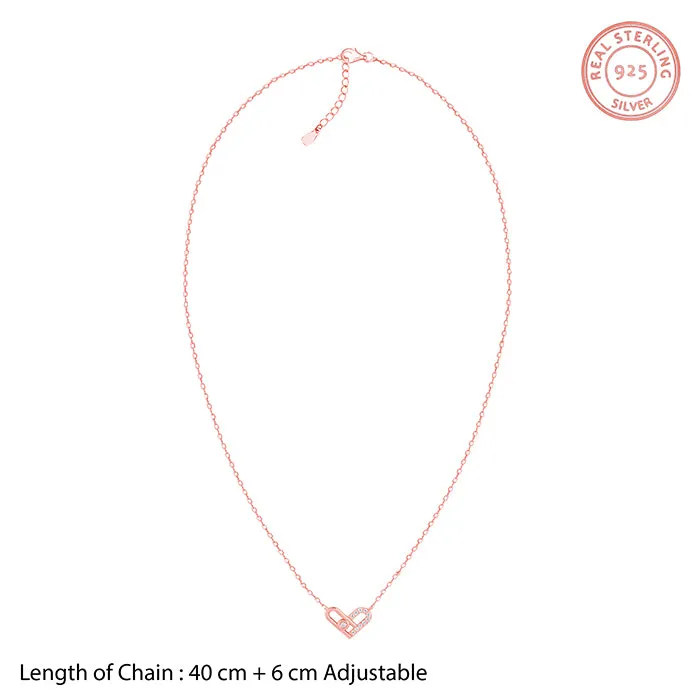 Rose Gold Heart Necklace Giva