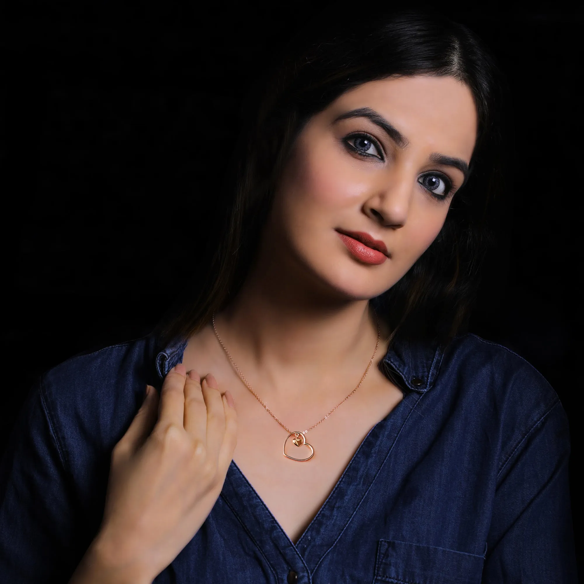 Rose Gold Heart Set Giva