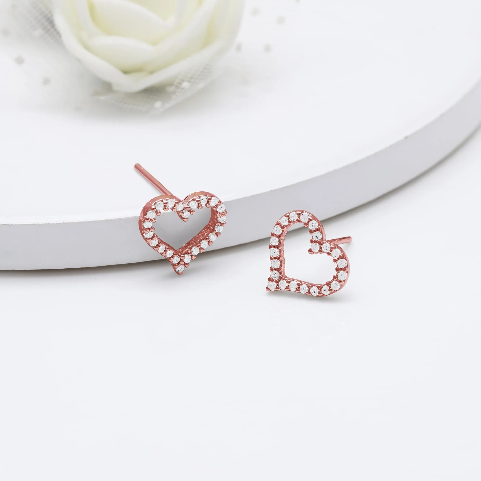 Rose Gold Heart Set Giva