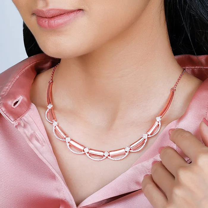 Rose Gold Hope and Happiness Necklace Giva