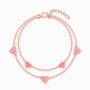 Rose Gold Layered Love Bracelet Giva