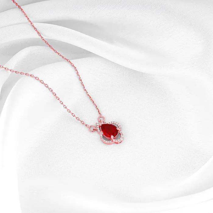 Rose Gold Love Confession Necklace Giva