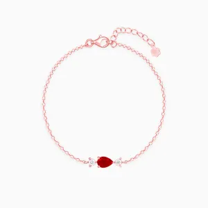 Rose Gold Love Drop Bracelet Giva