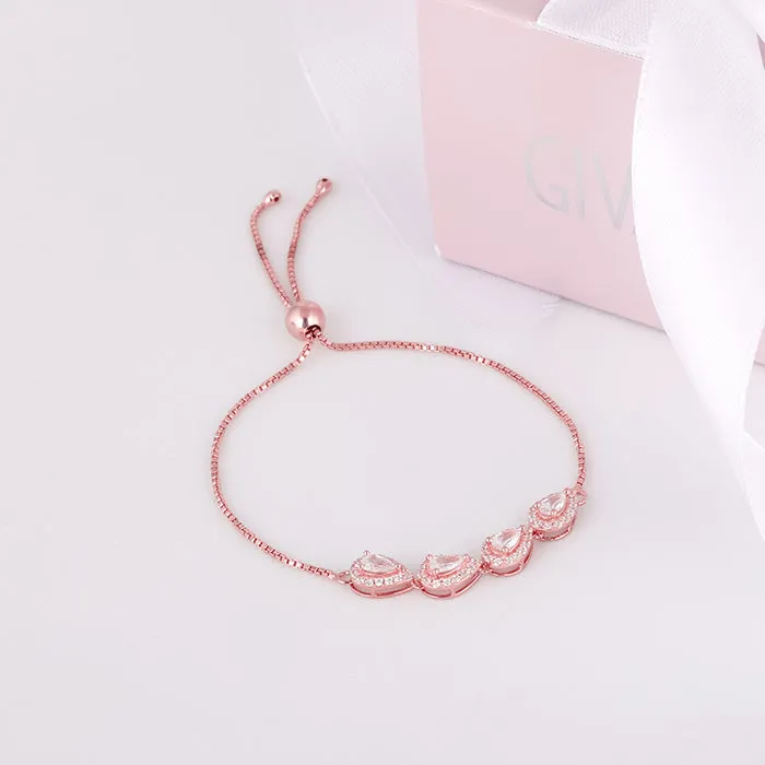 Rose Gold Perfect-Pear Bracelet Giva
