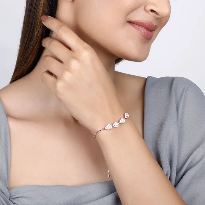 Rose Gold Perfect-Pear Bracelet Giva