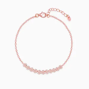 Rose Gold Shimmer Beads Bracelet Giva