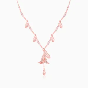 Rose Gold Shy Ebony Necklace Giva