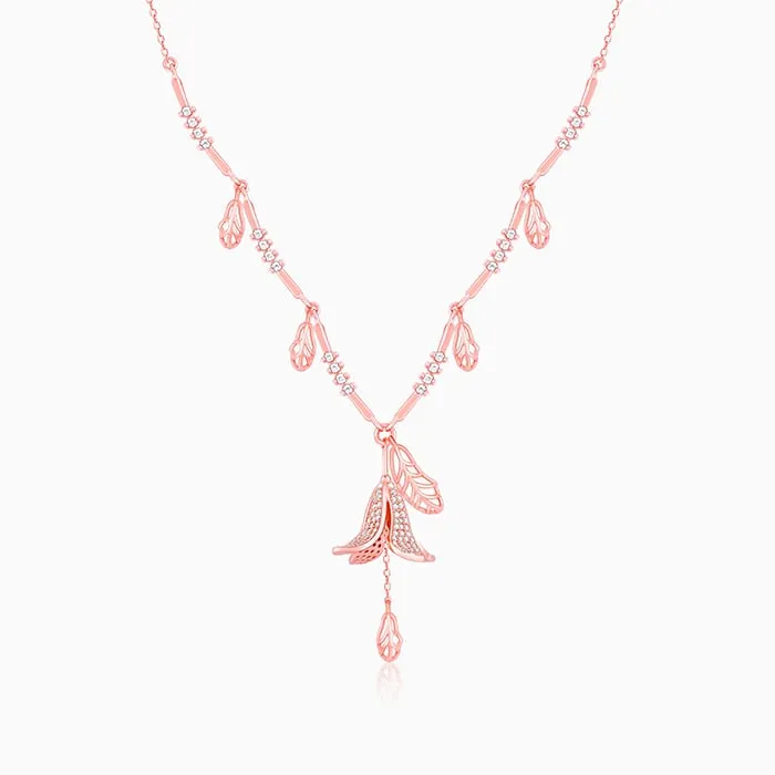 Rose Gold Shy Ebony Necklace Giva