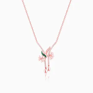 Rose Gold Snowy Safed Musli Necklace Giva