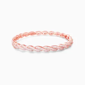 Rose Gold Spiral Splendour Bangle Giva