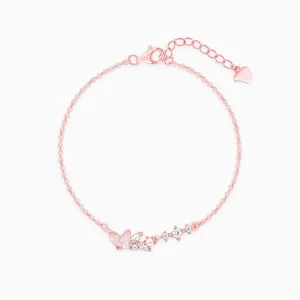 Rose Gold Sweet Butterfly Bracelet Giva
