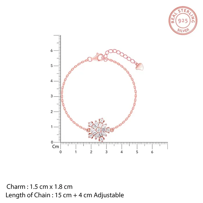 Rose Gold The Snowflake Bracelet Giva