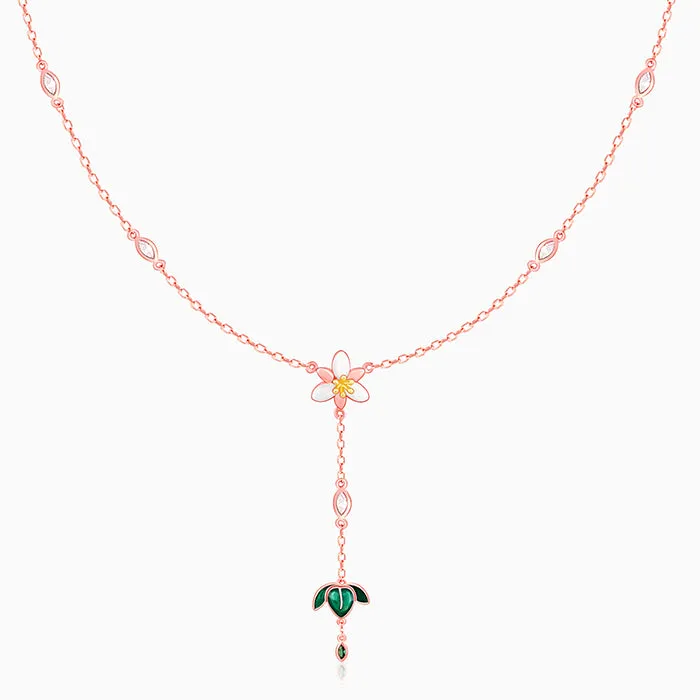 Rose Gold Trillium Treasures Lariat Necklace Giva