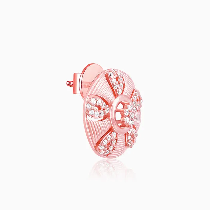 Rose Gold Vinca Earrings Giva