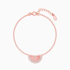 Rose Gold You're The One Bracelet Giva
