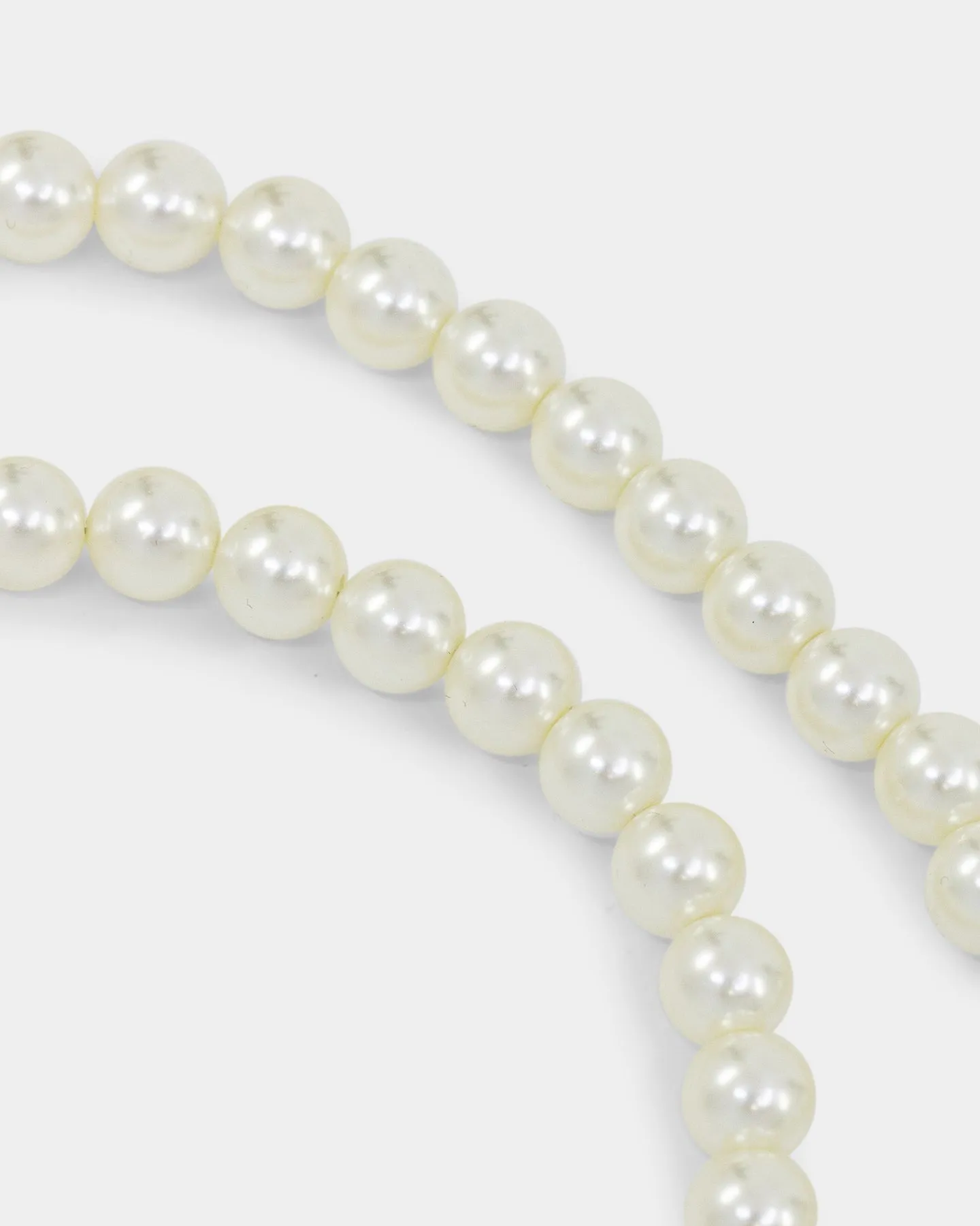 Saint Morta Cupids Pearl Necklace White Gold
