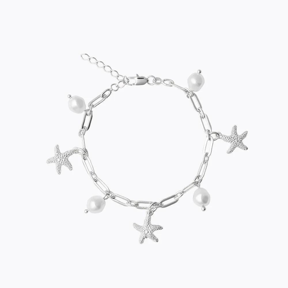 Sea Star Chain Bracelet / Pearl Caroline Svedbom