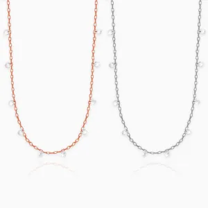 Silver and Rose Gold Regal Queen Duo Giva